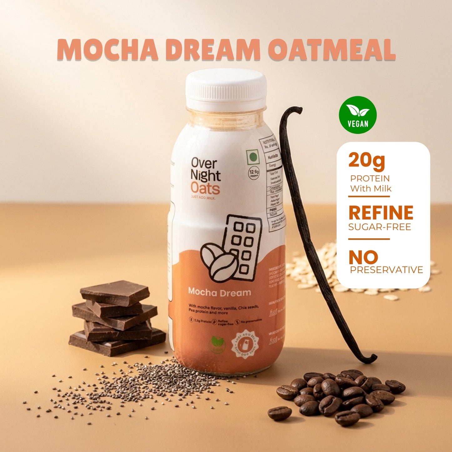 Vegan Mocha Dream Oatmeal
