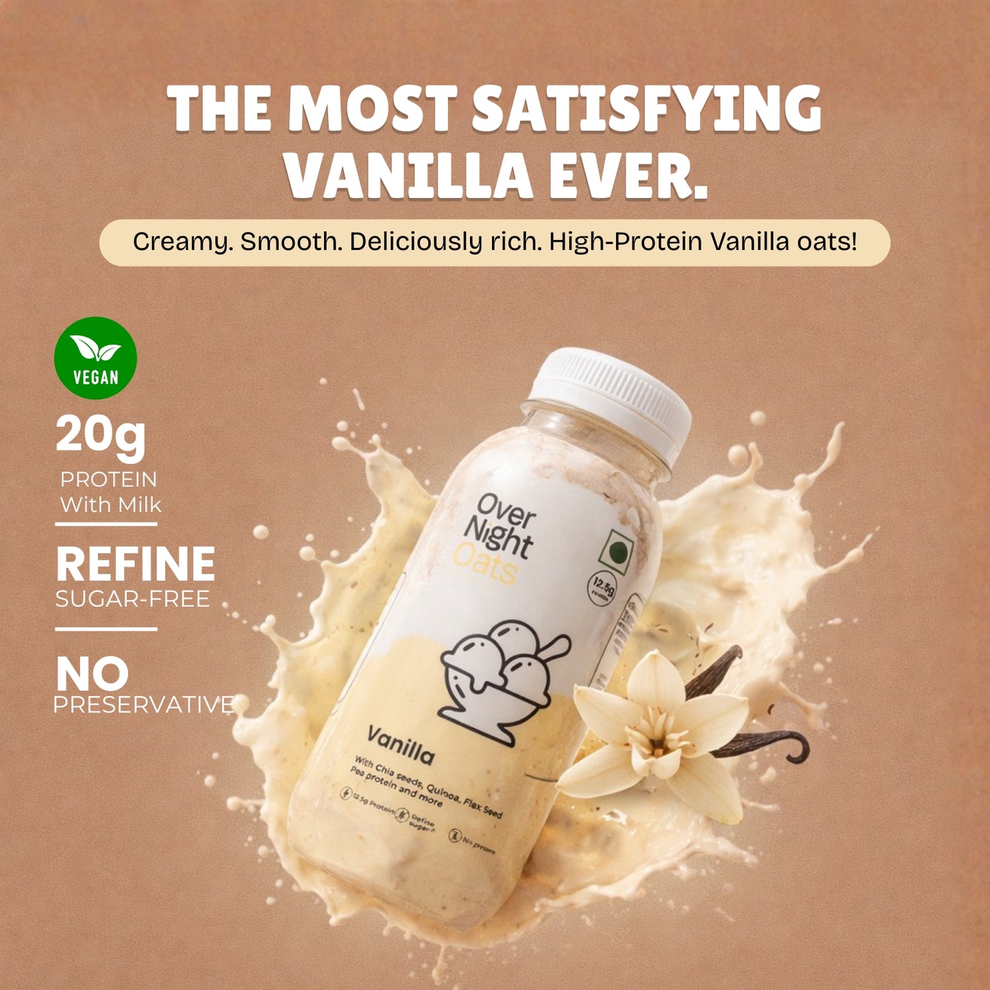 Vegan Vanilla Oatmeal